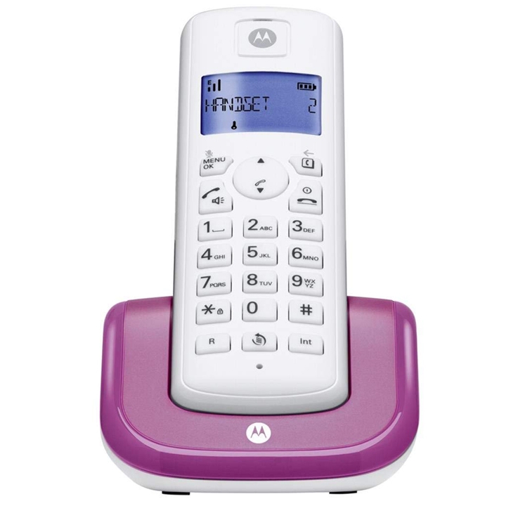 Motorola T201 Festnetz-Telefon pink