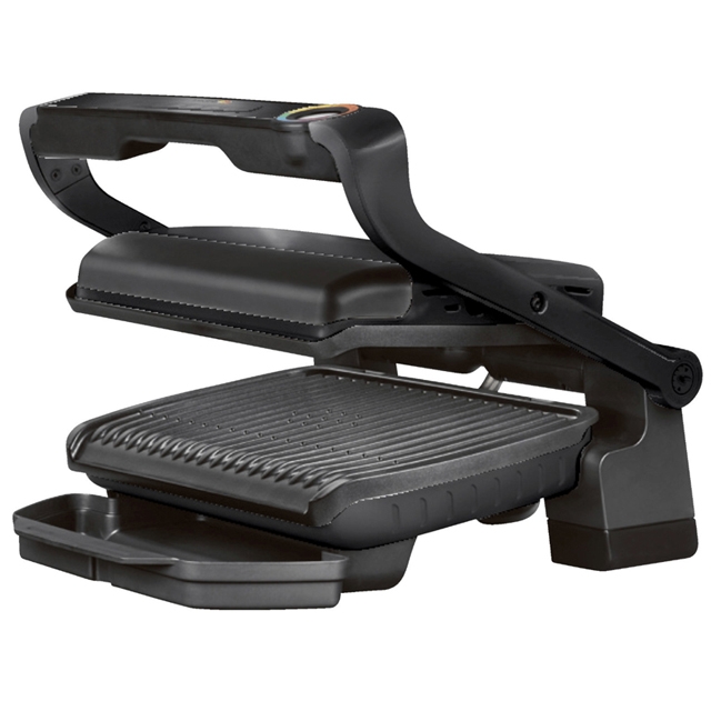 Tefal GC 7128 Optigrill+ 6 Grillprogramme inkl. Burgerpresse und Rezeptbuch