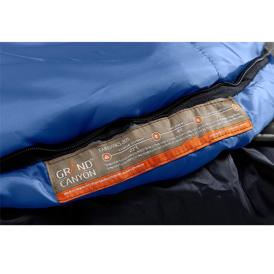 Grand Canyon Fairbanks 190 Mumienschlafsack blau