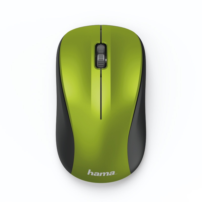 Hama Optische Funkmaus "MW-300", 3 Tasten, limonengelb