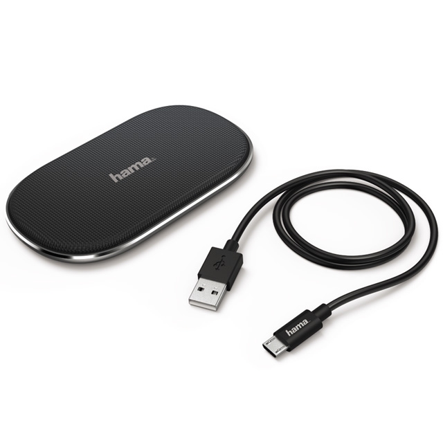 Hama Kabelloses Ladegerät "FC-10 FABRIC"