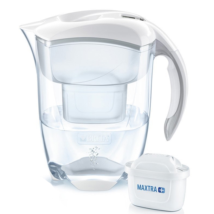 Brita Wasserfilter Elemaris XL, inkl. 1 Maxtra+ Filterkartusche weiß