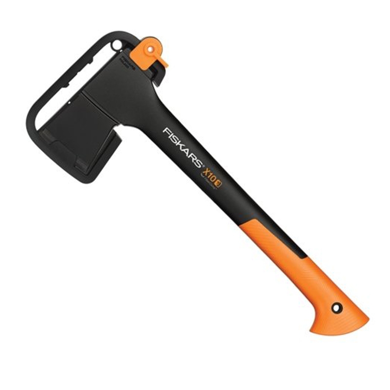 Fiskars X10-S Spaltaxt Klingenschutz