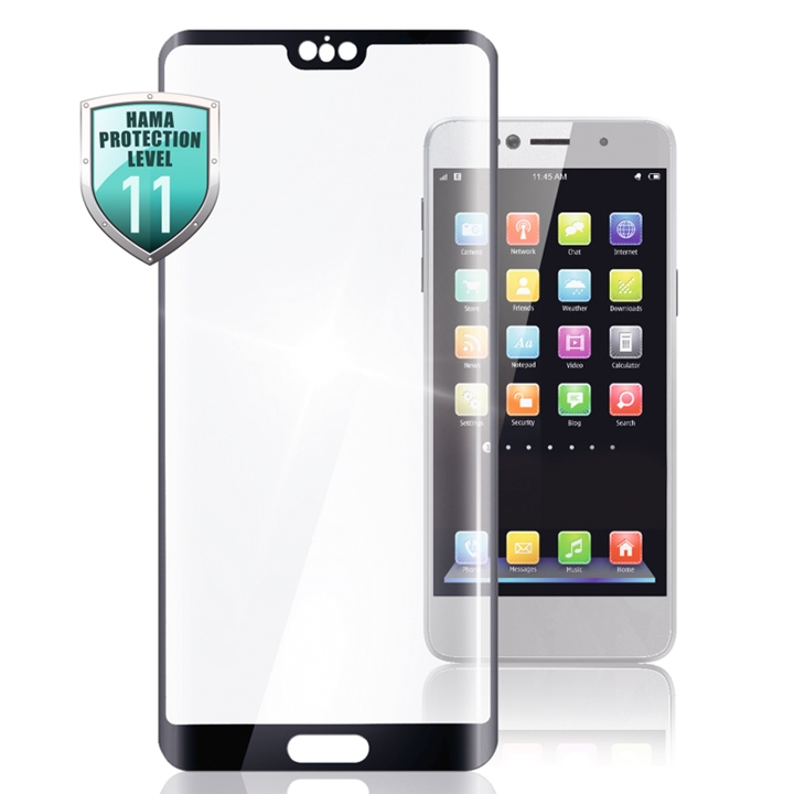 Hama 3D-Full-Screen-Schutzglas für Huawei P20, Schwarz