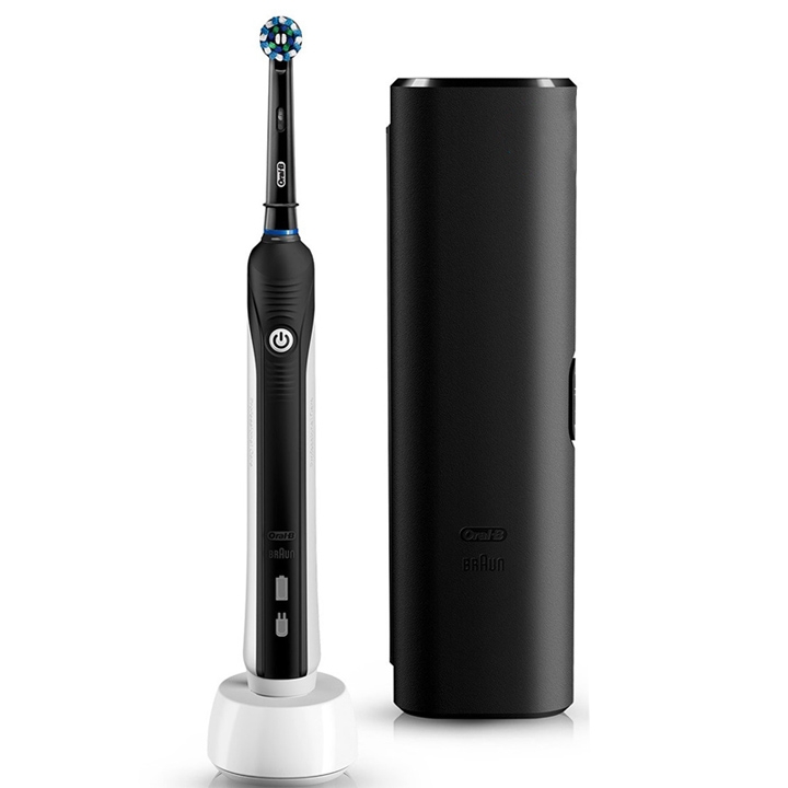 Oral-B PRO 750 Black Design Edition Elektrische Zahnbürste schwarz