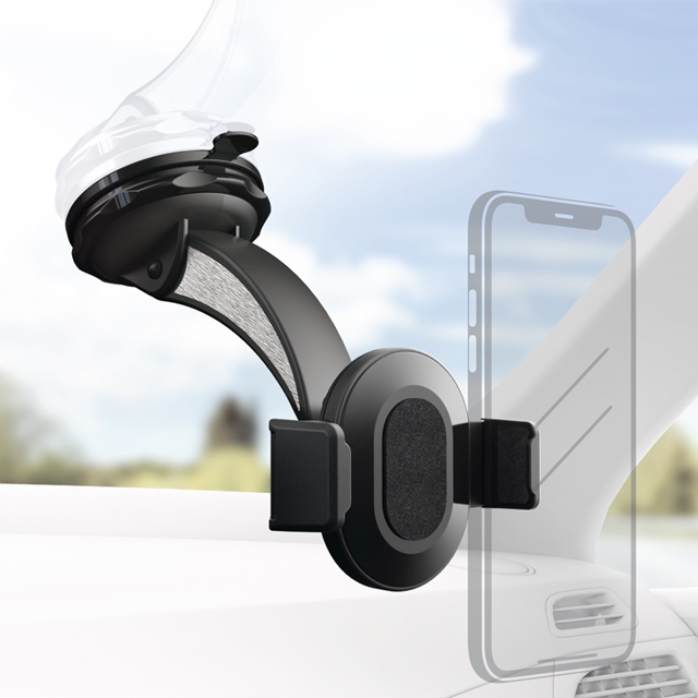 Hama Uni-Smartphone-Halter, Geräte mit Breite 5,5 - 8,5 cm, mit Saugnapf