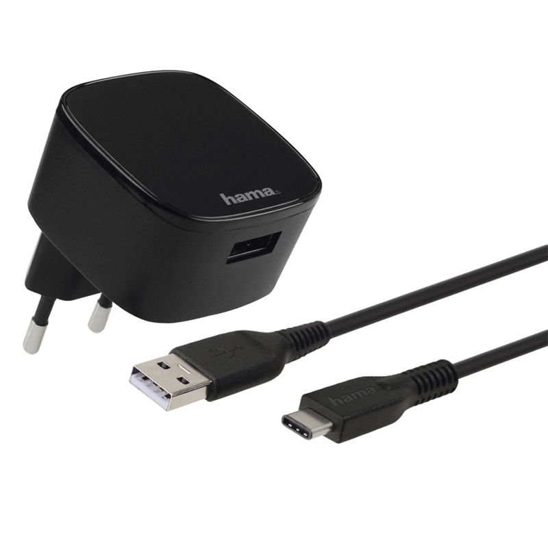 Hama Ladeset "Adaptive Power Tech", USB Type-C, Schwarz