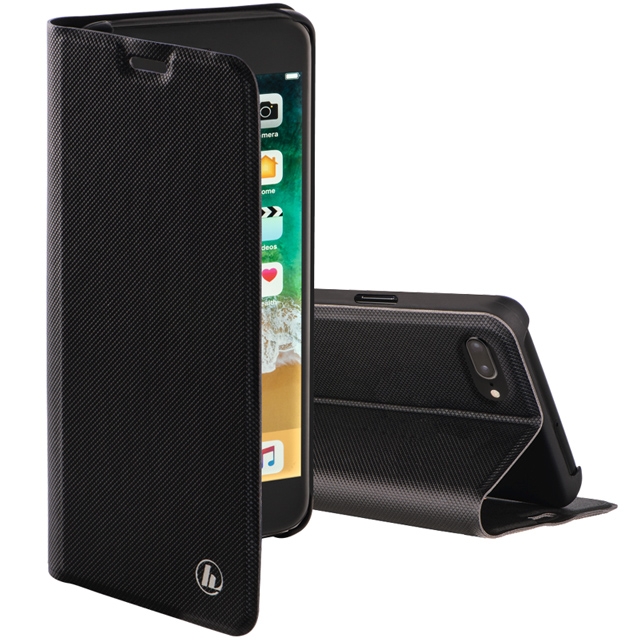 Hama Booklet "Slim Pro" für Apple iPhone 7 Plus/8 Plus, Schwarz