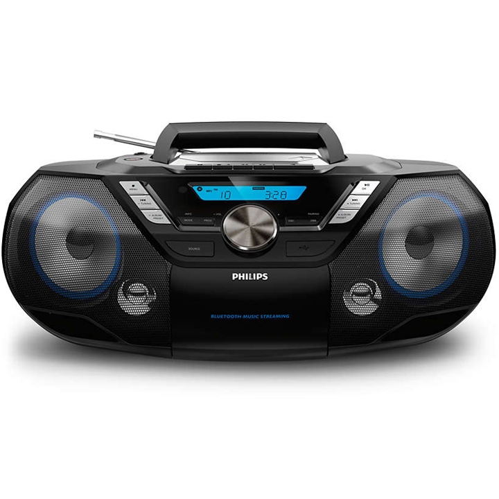 Philips AZB798T CD-Soundmaschine mit Bluetooth schwarz