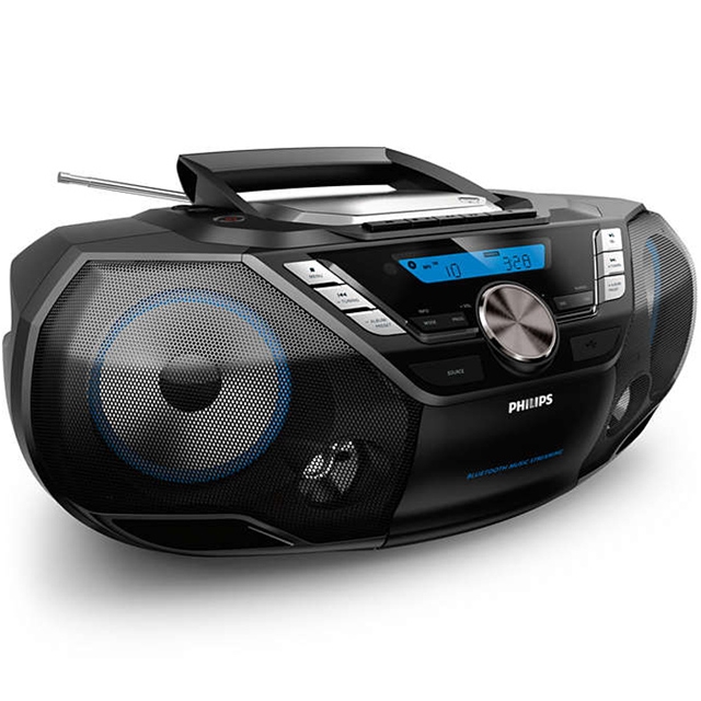 Philips AZB798T CD-Soundmaschine mit Bluetooth schwarz