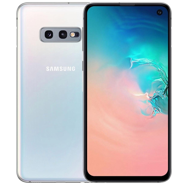 Samsung Galaxy S10e 128GB Smartphone prism white schillernder prismatischer Effekt