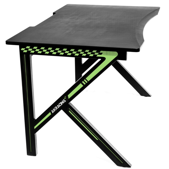 AKRacing Gaming Tisch inkl. XL Mauspad schwarz/grün