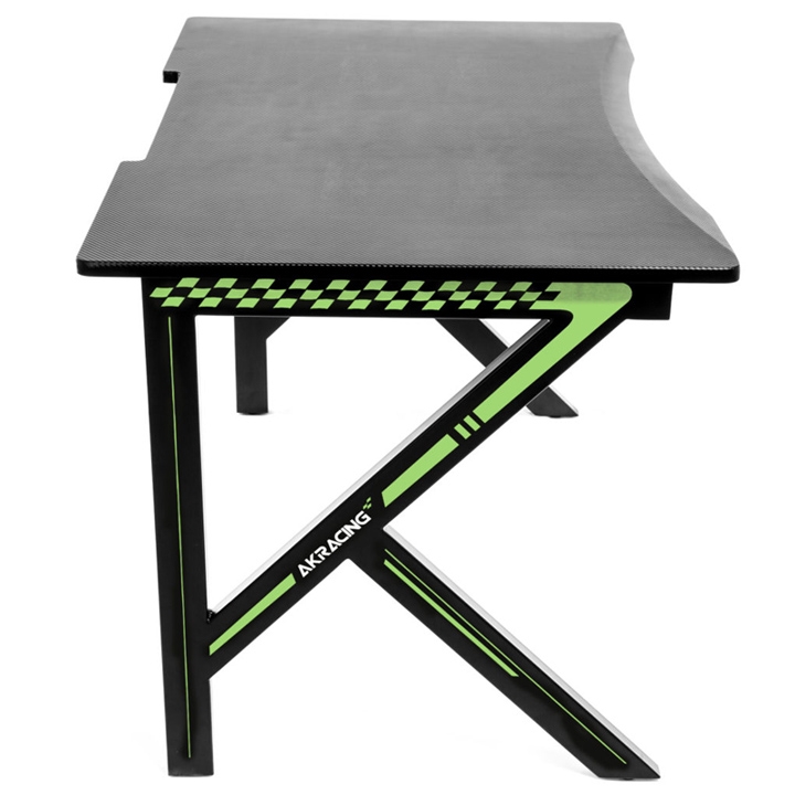 AKRacing Gaming Tisch inkl. XL Mauspad schwarz/grün