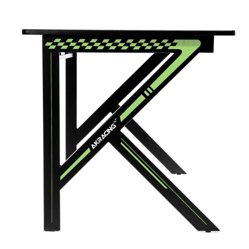 AKRacing Gaming Tisch inkl. XL Mauspad schwarz/grün