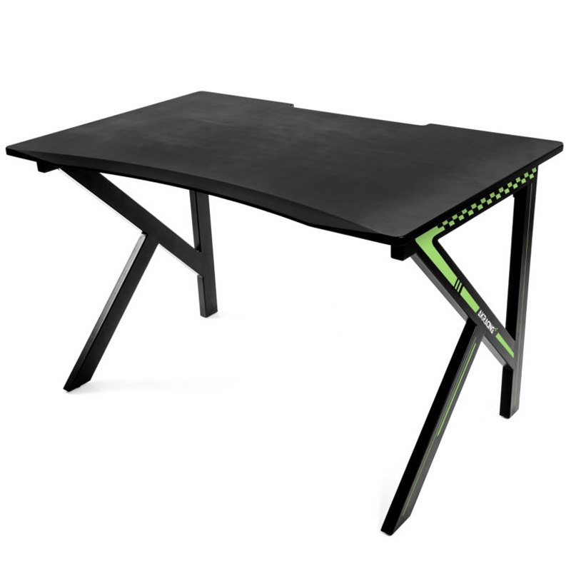 AKRacing Gaming Tisch inkl. XL Mauspad schwarz/grün