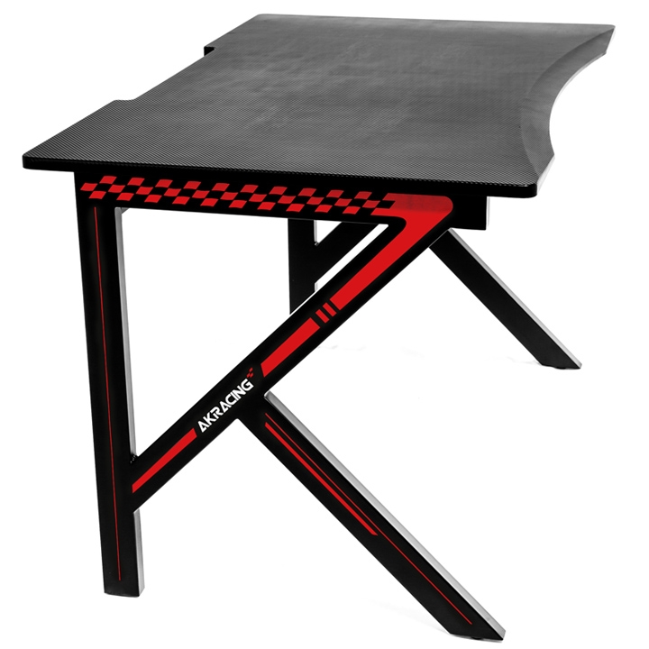 AKRacing Gaming Tisch inkl. XL Mauspad schwarz/rot