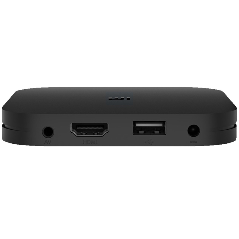 Xiaomi Mi Box S 4K Ultra HD Media Player mit Google Assistent Fernbedienung schwarz