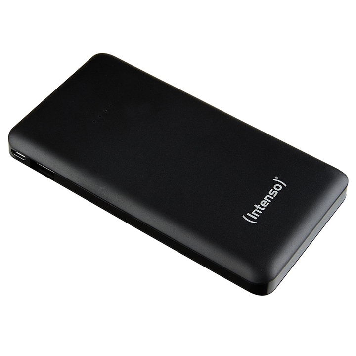 Intenso S10000-C Slim Powerbank mit Type C Ladekabel schwarz