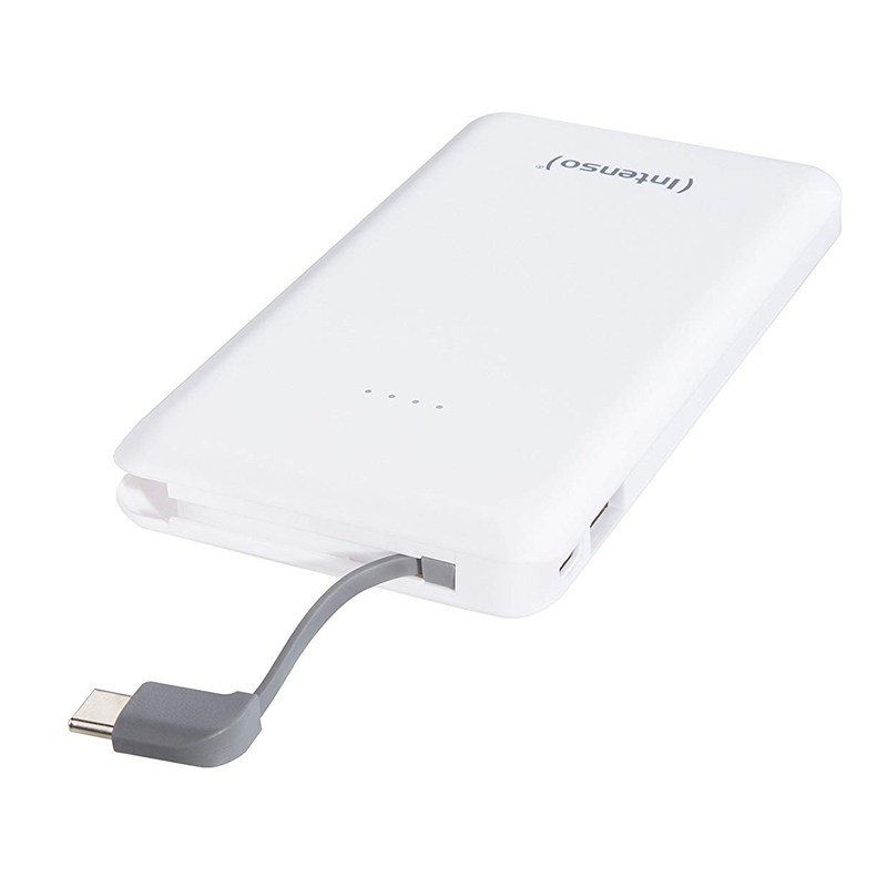 Intenso S10000-C Slim Powerbank mit Type C Ladekabel weiß (2.Wahl)