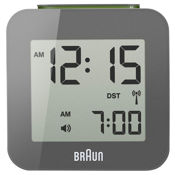 Braun BNC008 Funkwecker grau