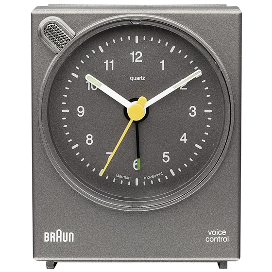 Braun BNC004 Quarzwecker grau