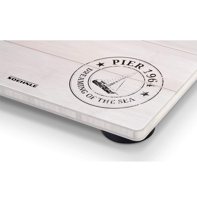Soehnle 63845 Bamboo White Personenwaage