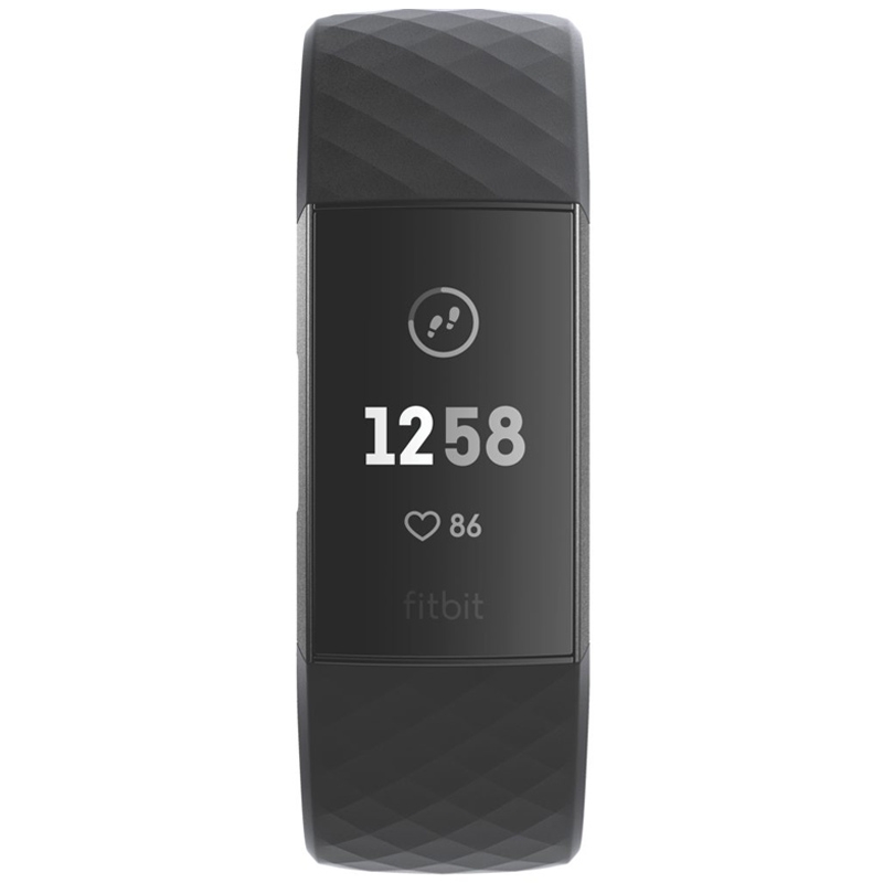 Fitbit Charge 3 Health & Fitness-Tracker graphit-grau