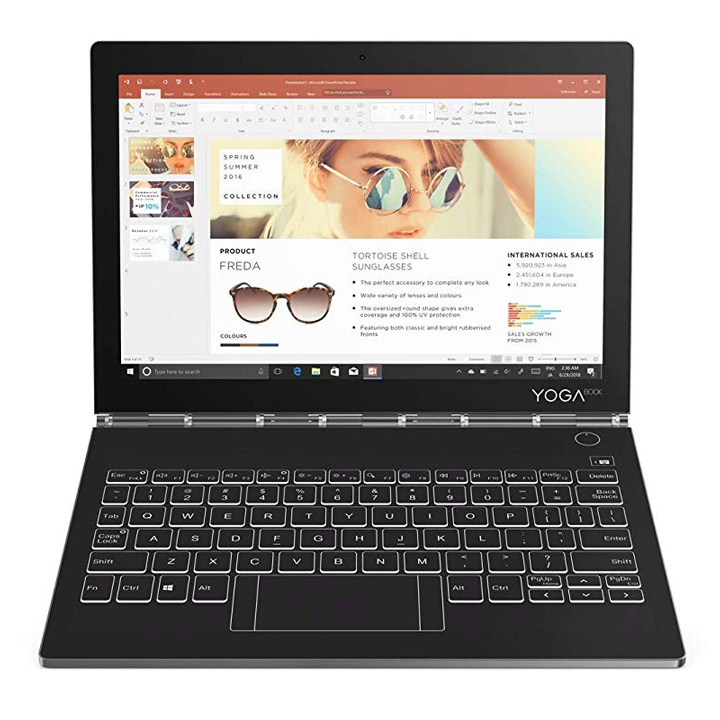 Lenovo Yoga Book C930 (10,75 Zoll QHD IPS Touch) Convertible Tablet-PC