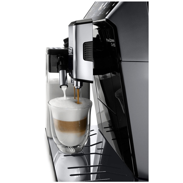 De'Longhi ECAM 556.55.SB PrimaDonna Kaffeevollautomat mit integriertem Milchsystem