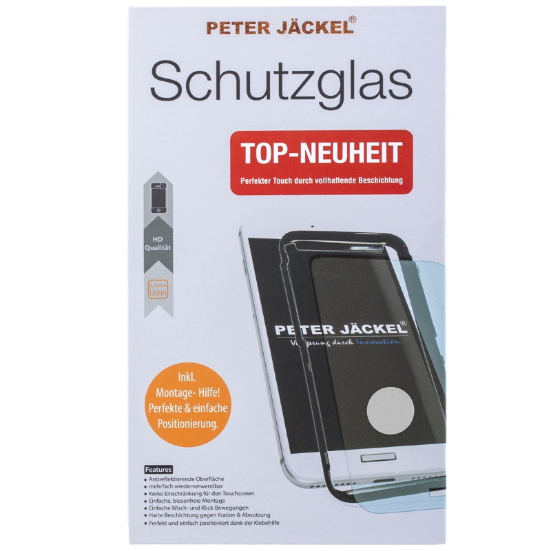 Peter Jäckel FULL DISPLAY HD Glass FULL GLUE für Apple iPhone XR Black