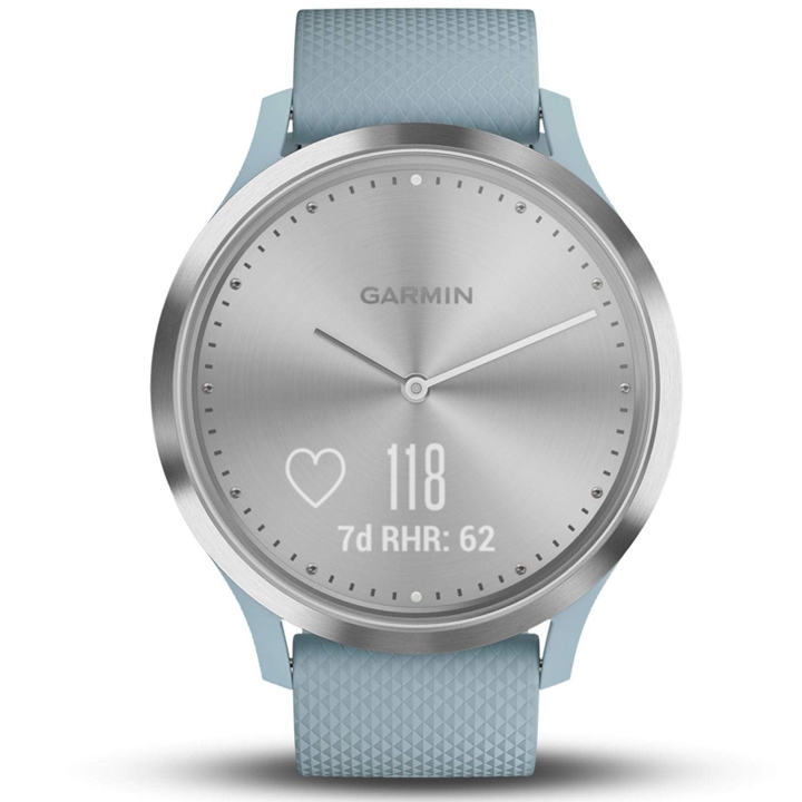 Garmin vívomove HR Sport Fitness-Tracker hellblau Erweiterte Schlafanalyse