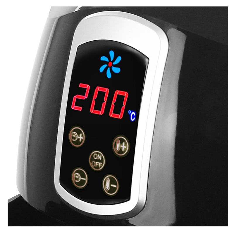 Emerio AF-115668 Air Fryer Heißluftfritteuse schwarz