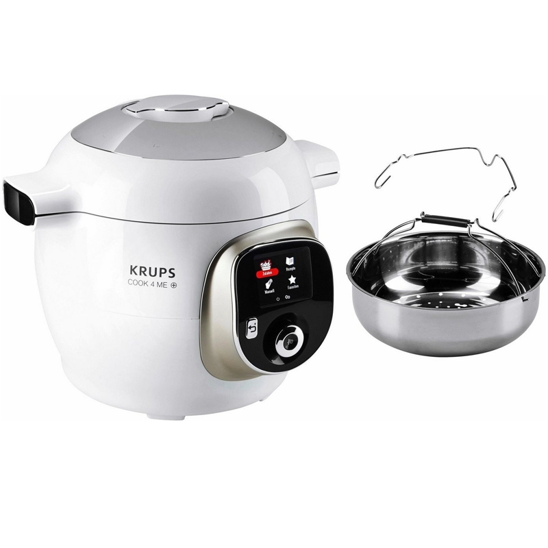 Krups Cook4Me+ CZ7101 Multikocher weiß/grau