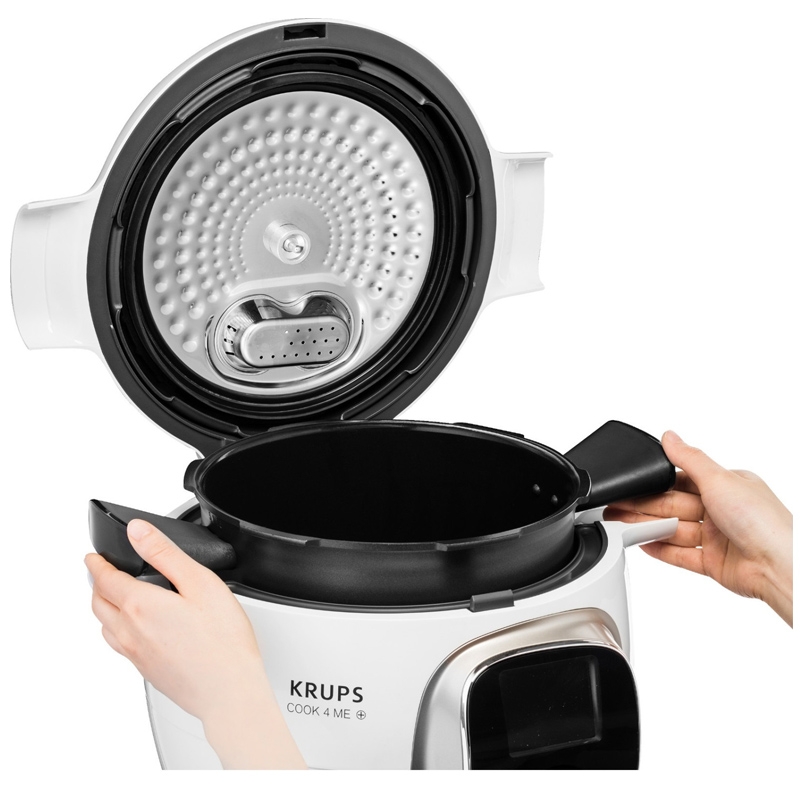 Krups Cook4Me+ CZ7101 Multikocher weiß/grau