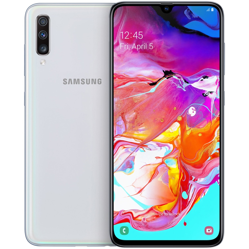 Samsung Galaxy A70 128GB Smartphone weiß
