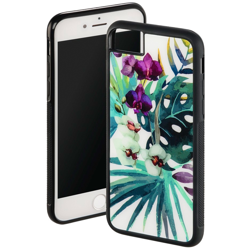 Hama Cover "Orchid" für Apple iPhone 6/6s/7/8, Weiß/Bunt
