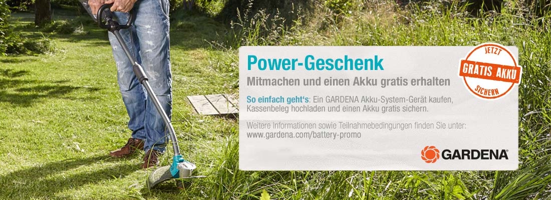 Gardena 05039-20 Set PowerMax Li-18/32 Akkurasenmäher (2.Wahl)