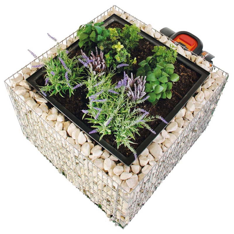 bellissa Mährobotergarage bepflanzbar