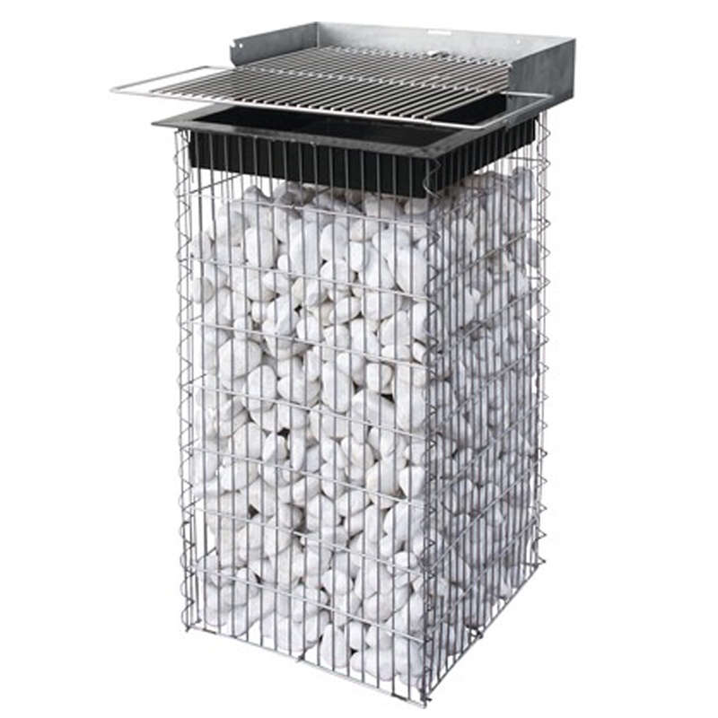 bellissa Gabionen-Säulengrill