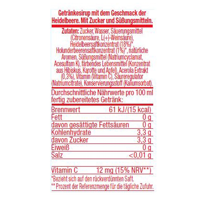 SodaStream Schutzengel Heidelbeere 375 ml