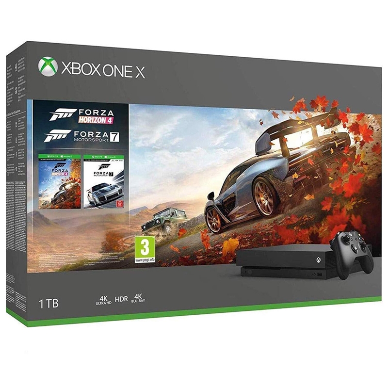 Microsoft Xbox One X + Forza Horizon 4 & Forza Motorsport 7 Bundle