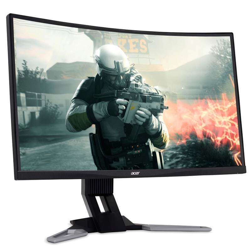 Acer XZ321QU 80 cm (31,5 Zoll) Curved-LED-Monitor silber