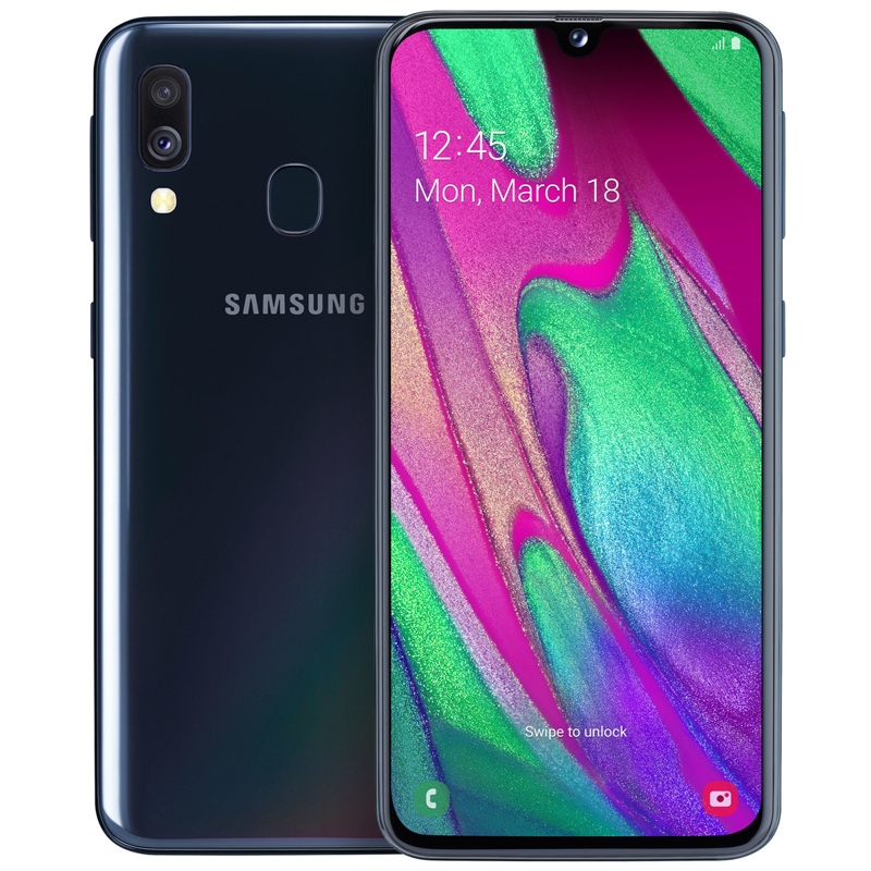 Samsung Galaxy A40 64GB Smartphone schwarz