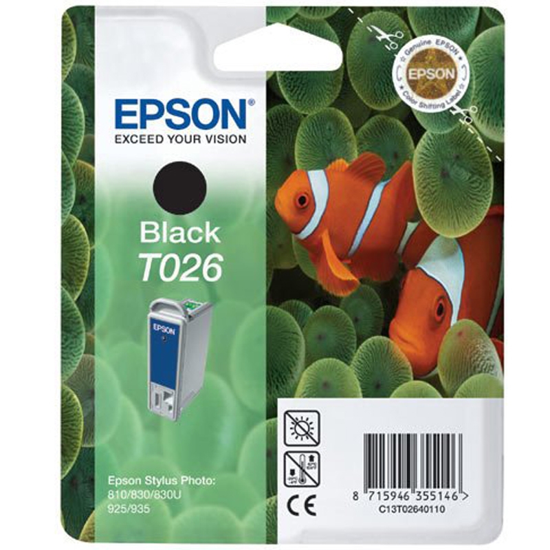 Epson T026 schwarz Tintenpatrone