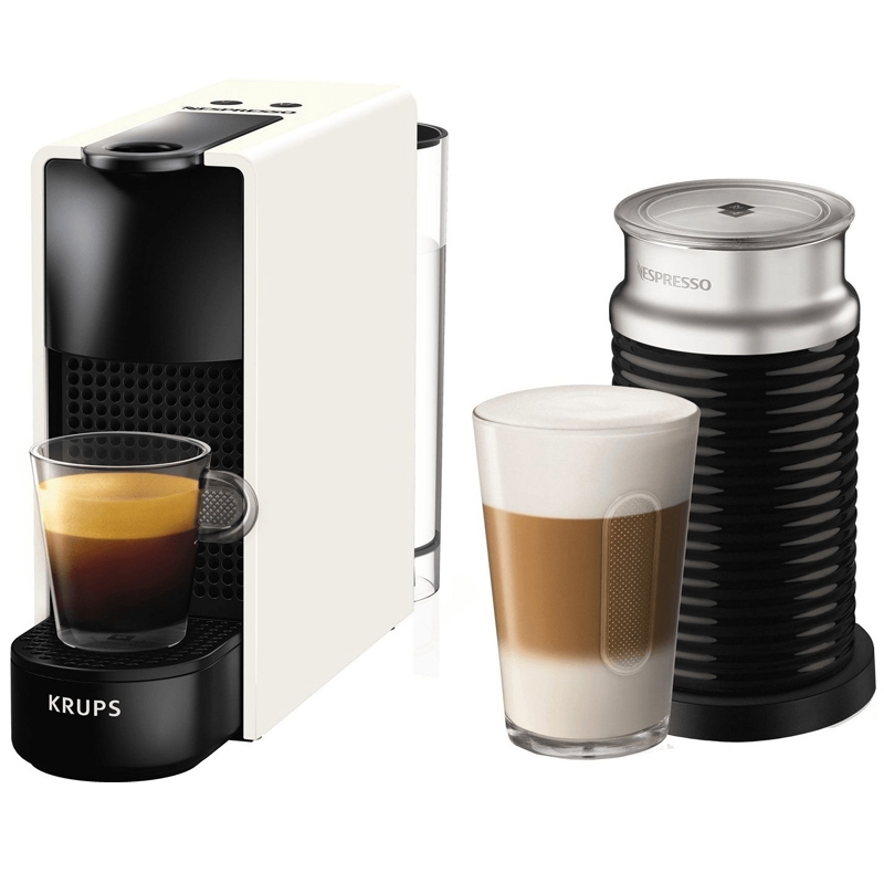 Krups Nespresso Essenza Mini XN1111 Kaffeekapselmaschine weiß Thermoblock Heizsystem