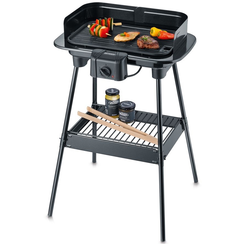 Severin PG 8534 Barbecue-Standgrill schwarz
