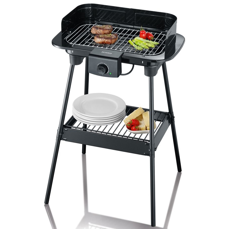 Severin PG 8544 Barbecue-Standgrill schwarz