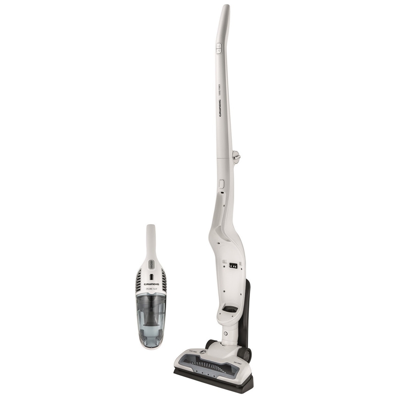 Grundig VCH 9630 Akku-Handstaubsauger 2 in 1 silber/weiss