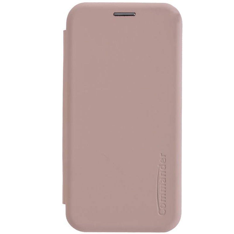 Peter Jäckel COMMANDER Book Case CURVE für Samsung A405 Galaxy A40 Soft Touch Creme Rose