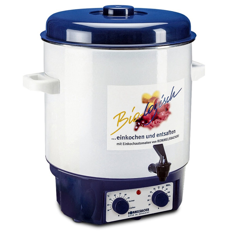 Rommelsbacher KA 1804 Einkoch- und Kochautomat mit Ablaufhahn